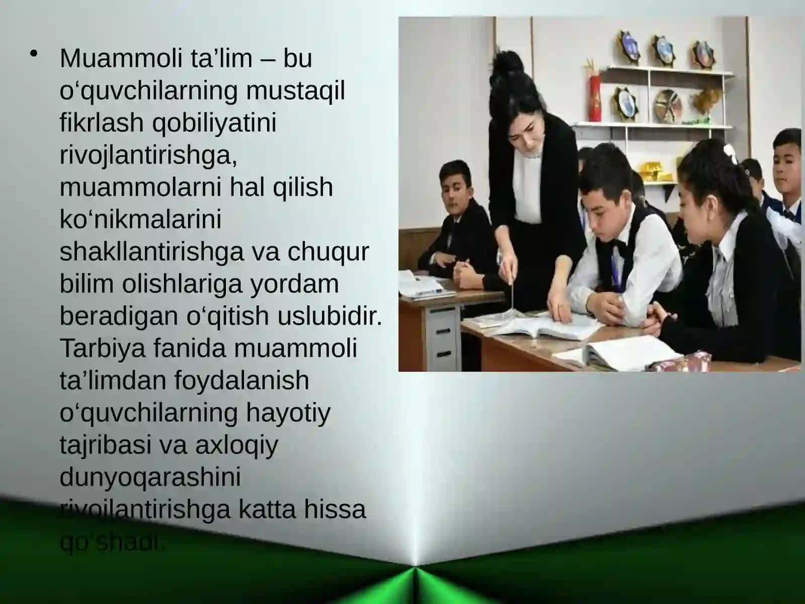 Tarbiya fanini o'qitishda muammoli ta'lim 3