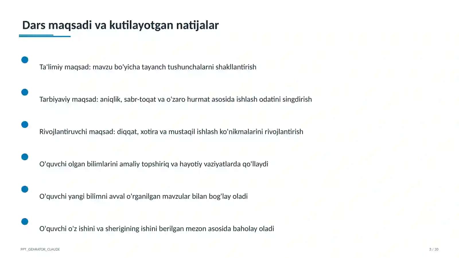 Mexanik tebranishlar va to'lqinlar (9-sinf) 3