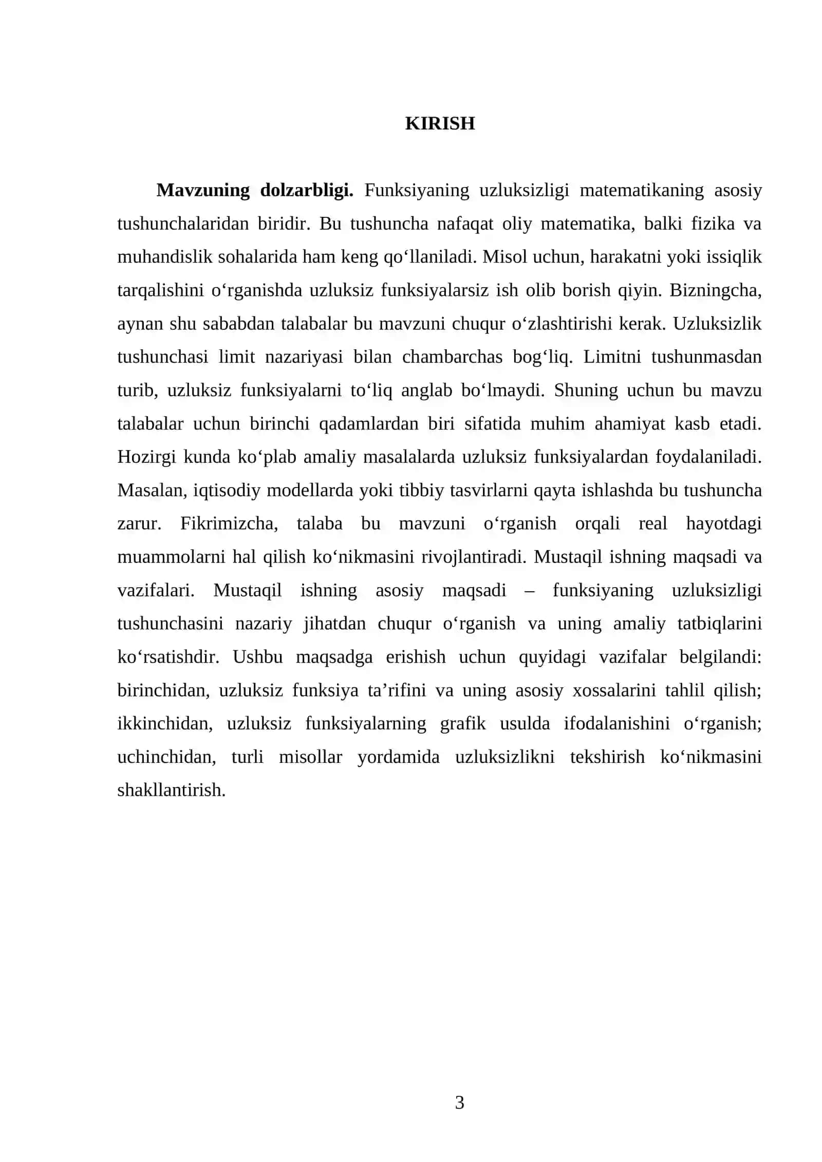 Funksiyaning uzluksizligi 3