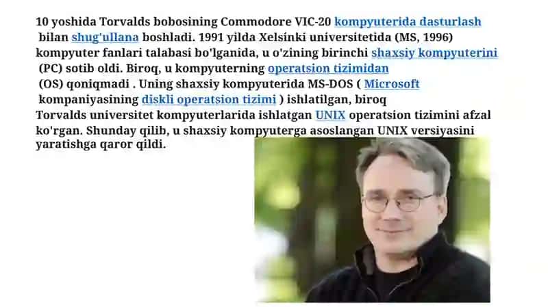 Linux yadrosi yaratilishi tafsilati 3