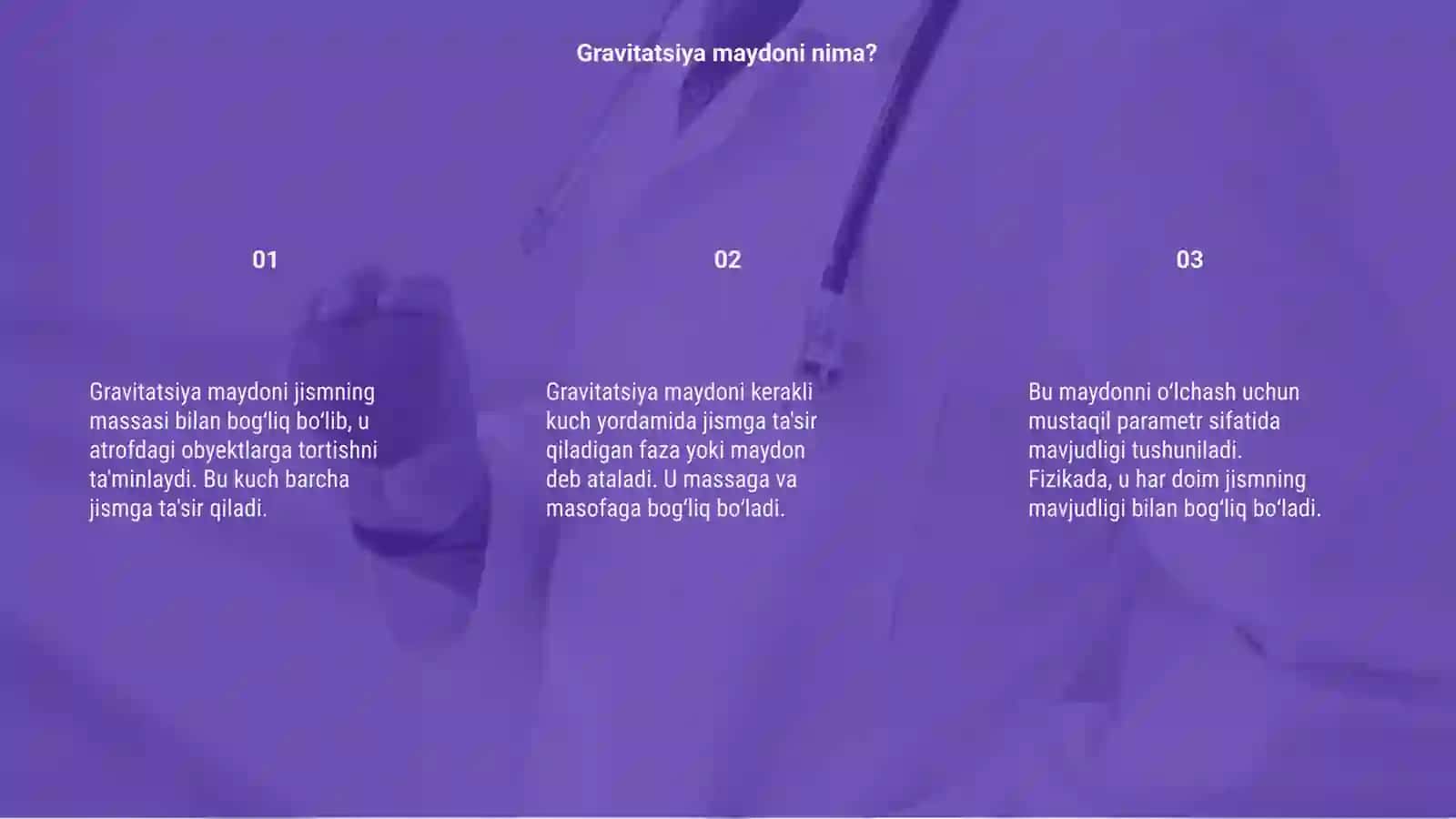 Gravitatsiya maydoni 3