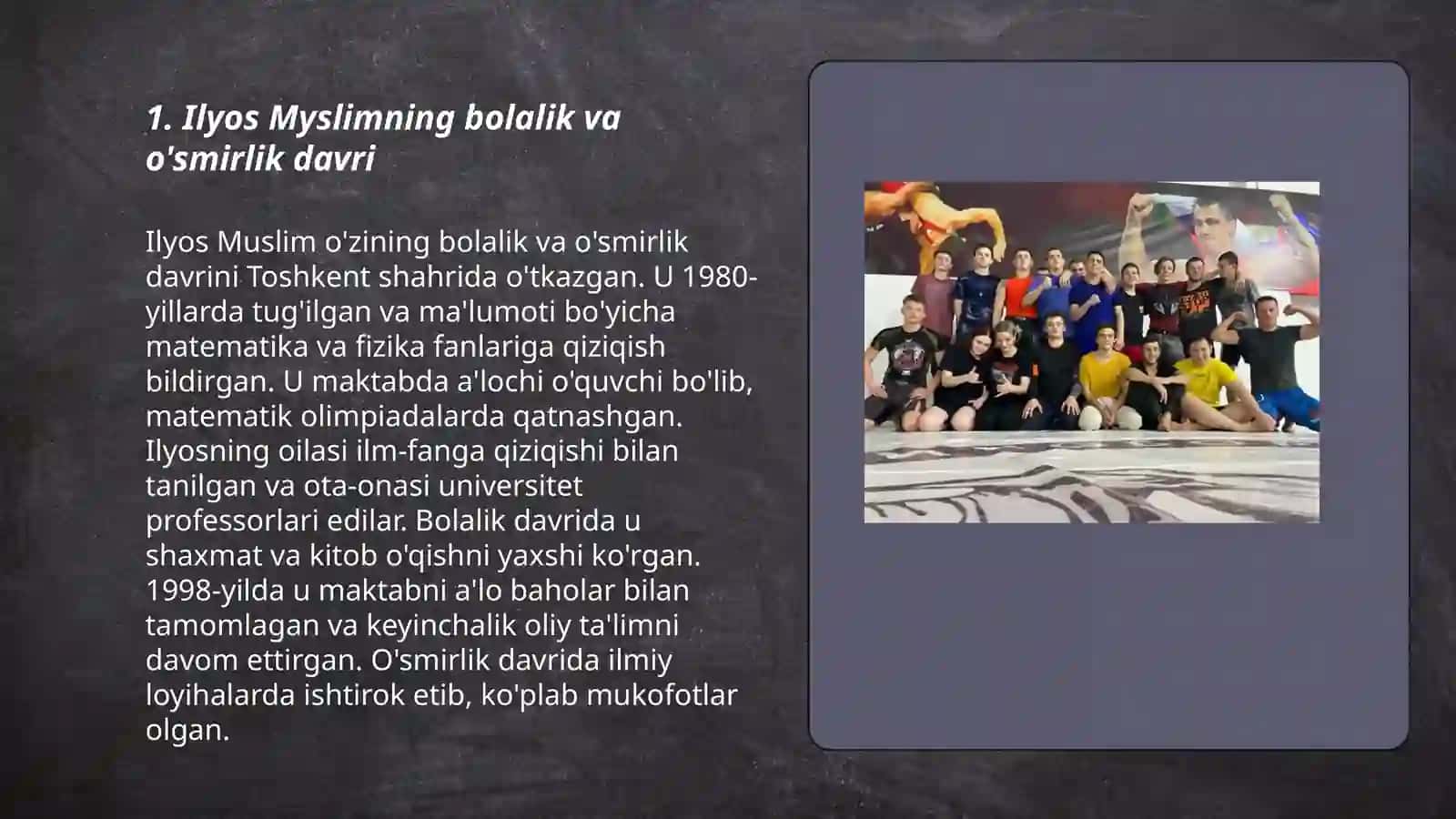 Ilyos Myslim hayoti va ijodi 3