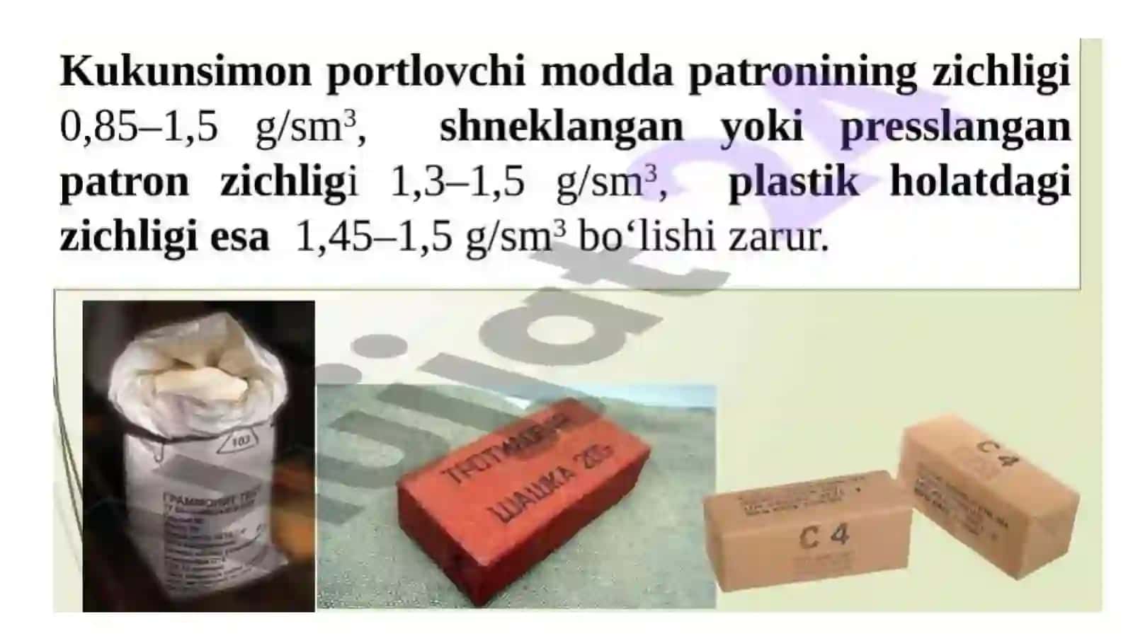 Portlovchi moddalarni saqlash va tashish 3