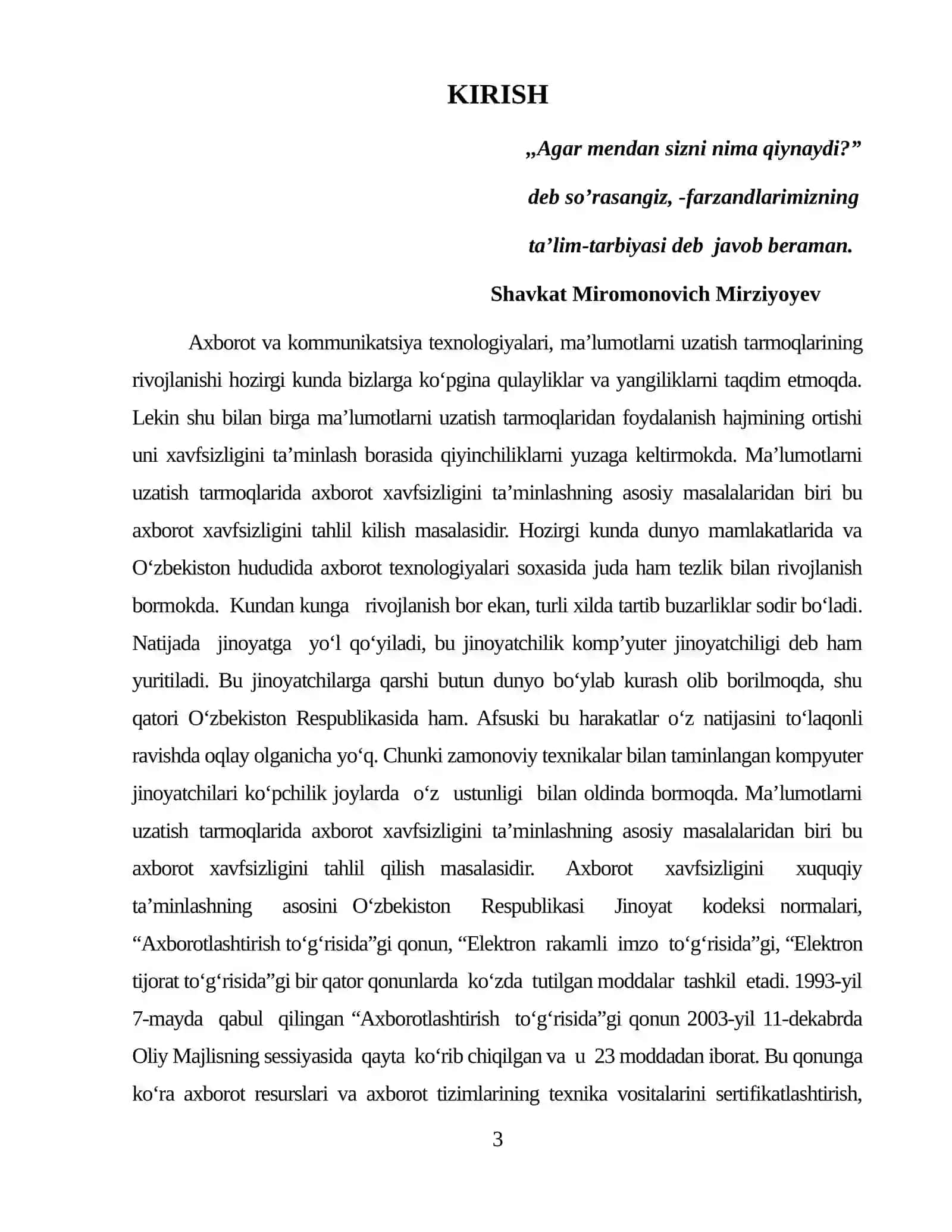 DARAXTSIMON SARALASH VA UNING TAHLILI 3