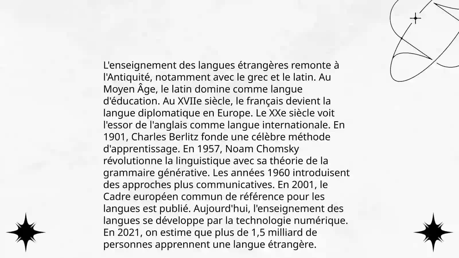 Lenseignemt des langues étrangères 3