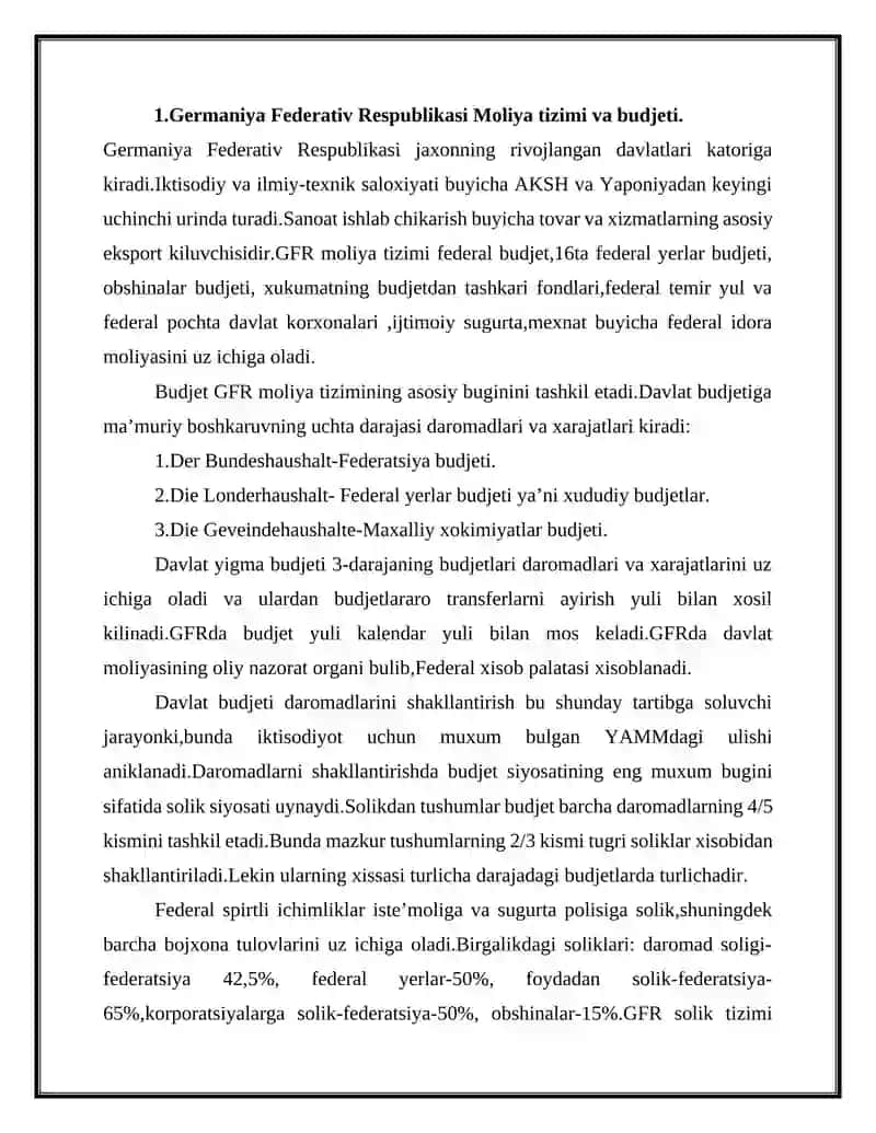 Germaniya Bank Tizimi 3