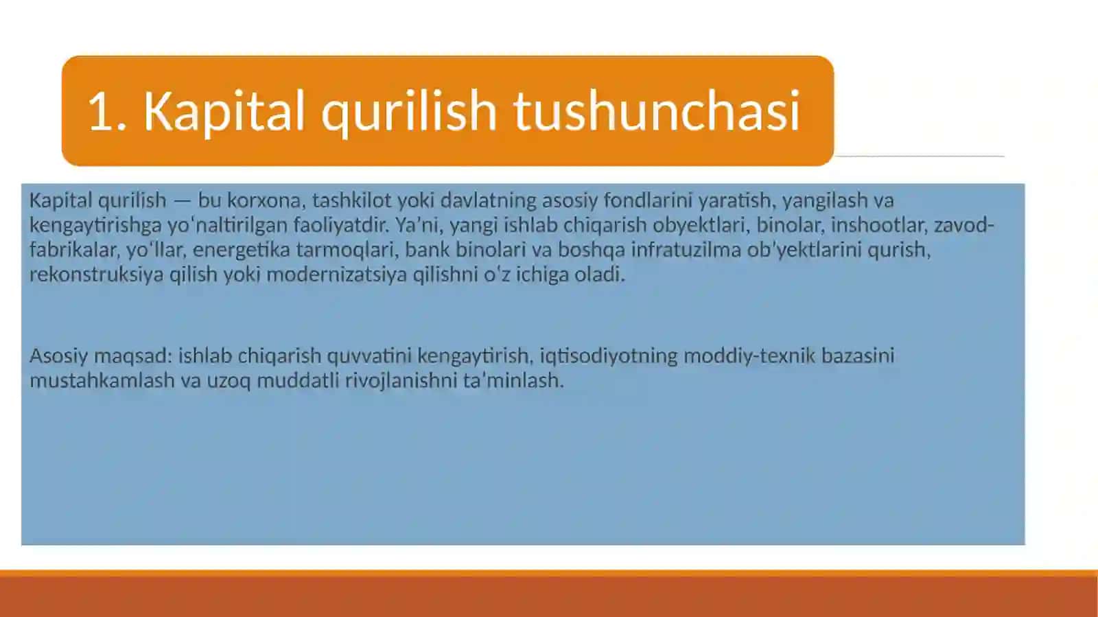Banklarning investitsiya  faoliyatida kapital qurilish 3