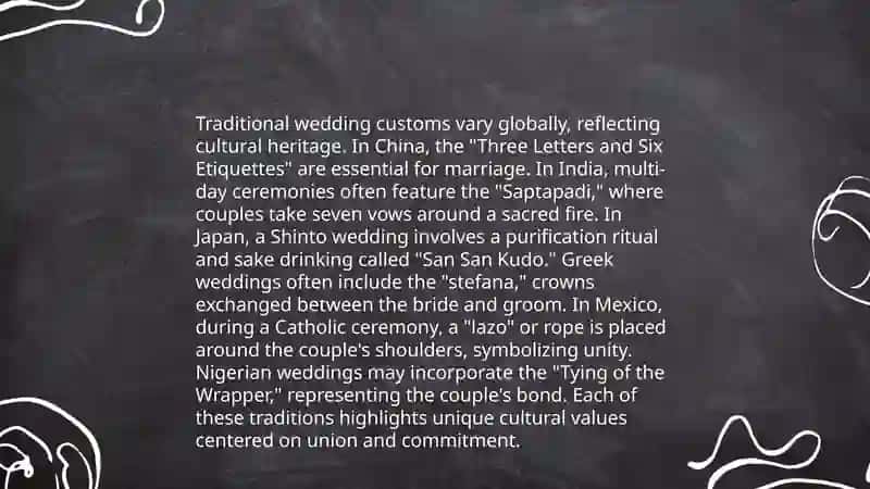 Traditional Wedding Customs 3
