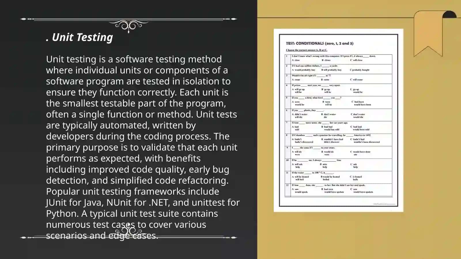 Test types 3