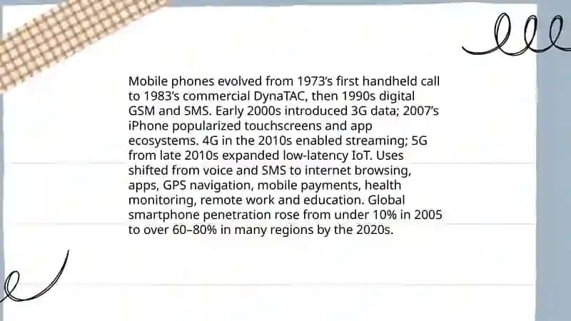 Mobile phones and their uses 3