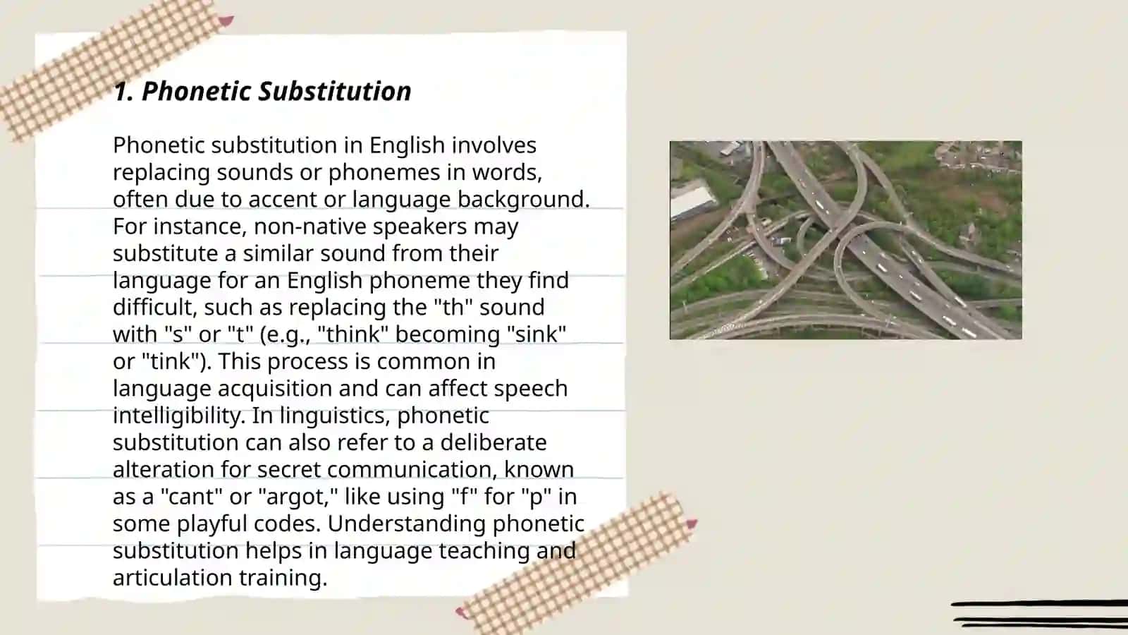 Interchange of sounds 3