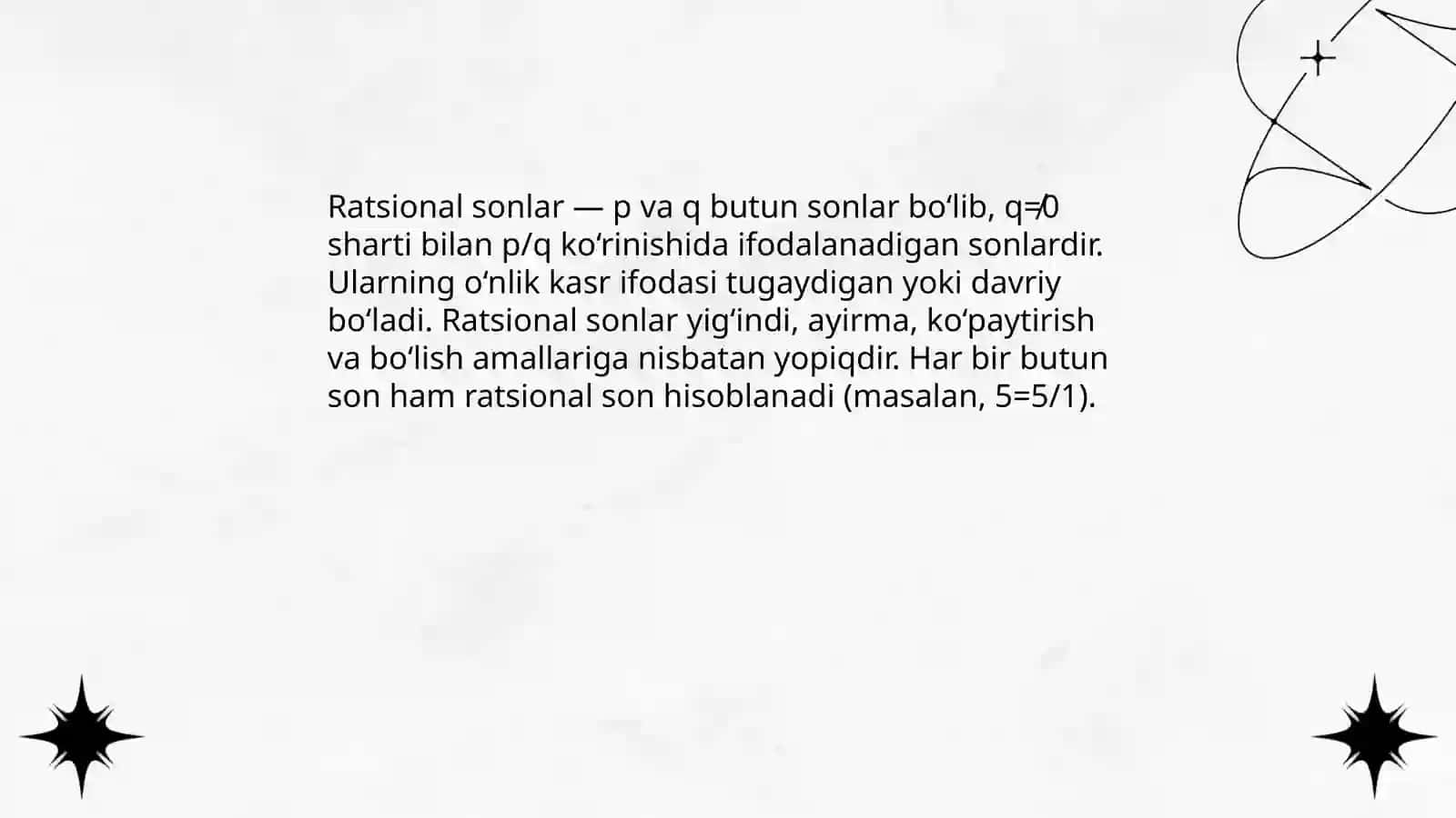 Ratsional sonlar 3