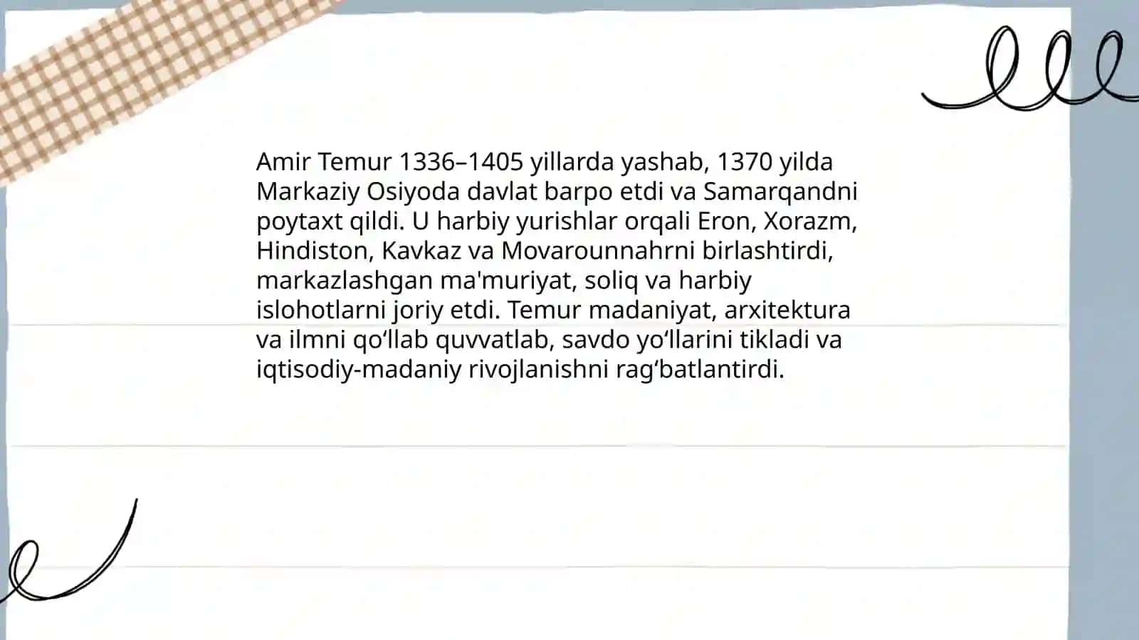 Temuriylar davri 3