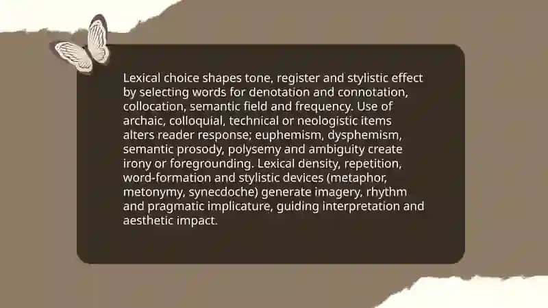 Lexical stylistics 3