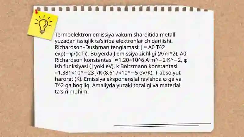 Vakumda elektr toki 3