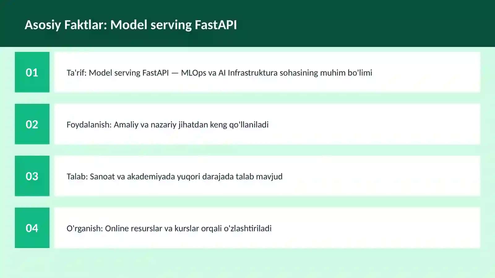 Model serving FastAPI 3