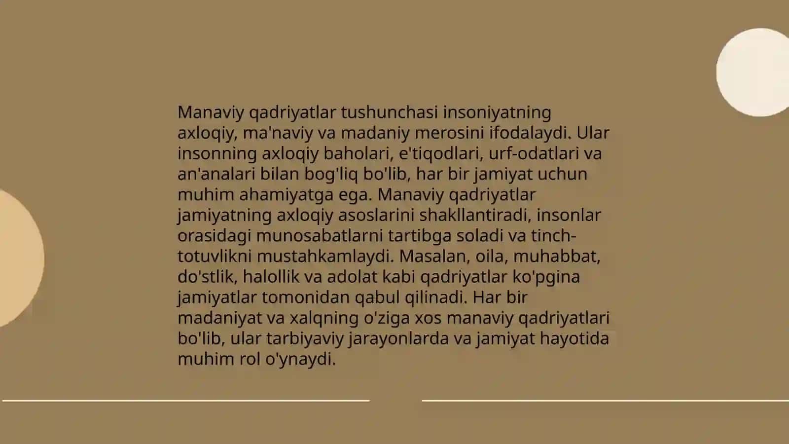 Manaviy va axloqiy tarbiya ekalogik va estetik tarbiya 3