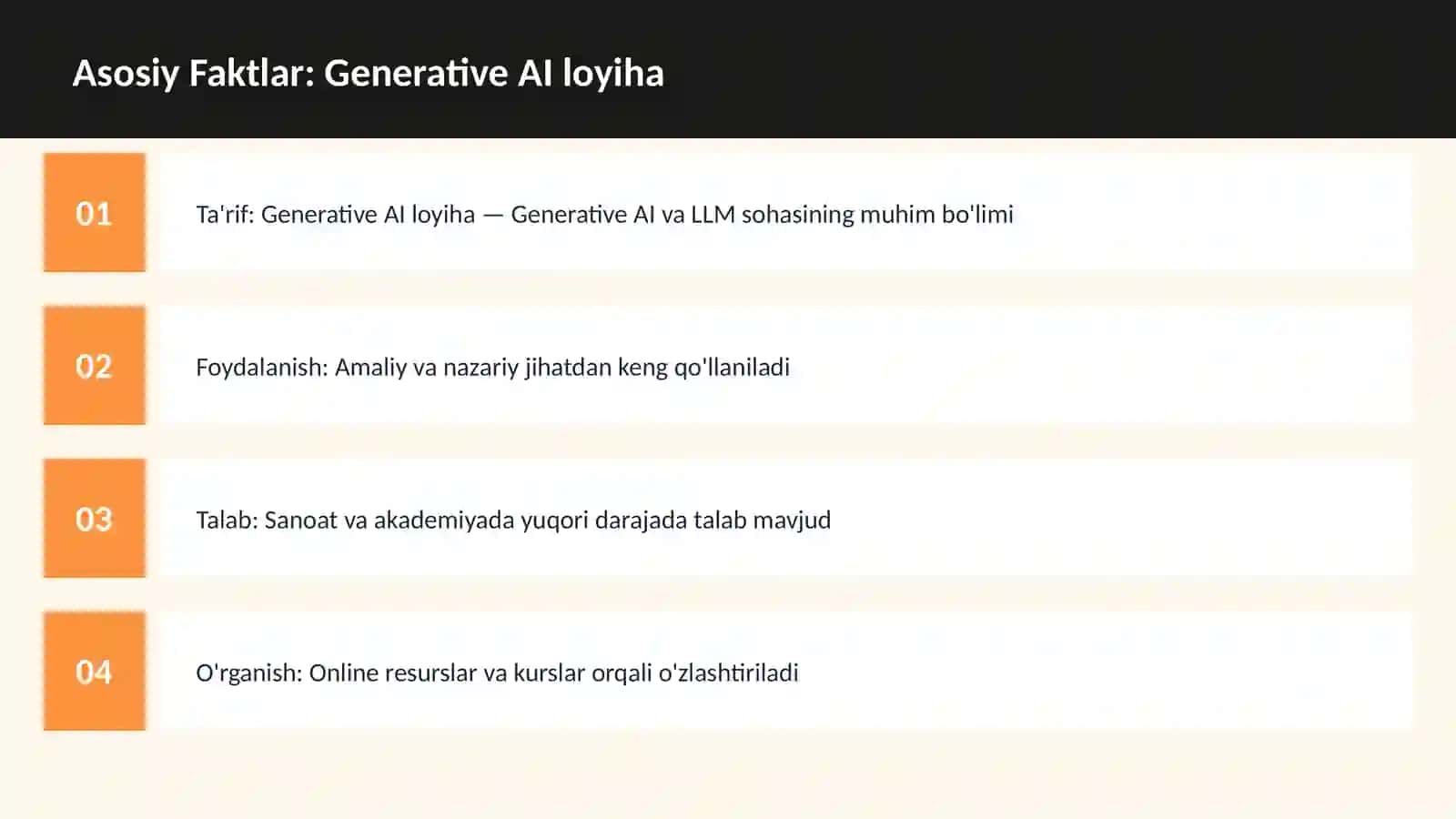 Generative AI loyiha 3