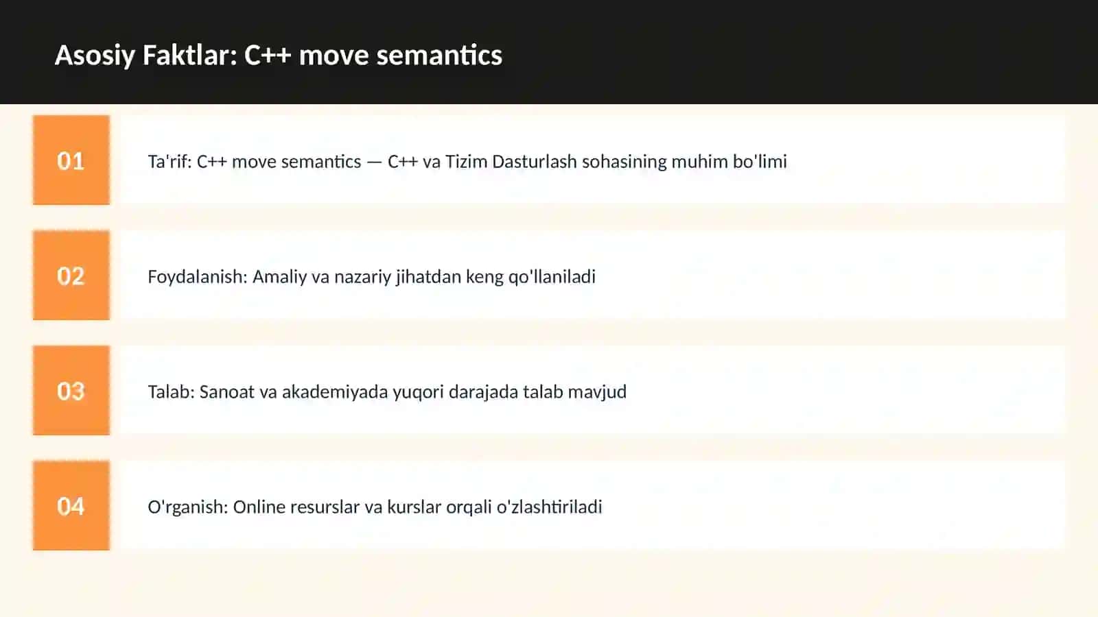 C++ VA TIZIM DASTURLASH 3
