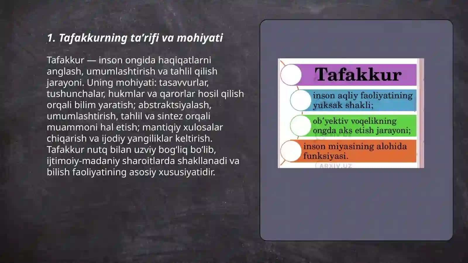 Tafakkur va nutq 3