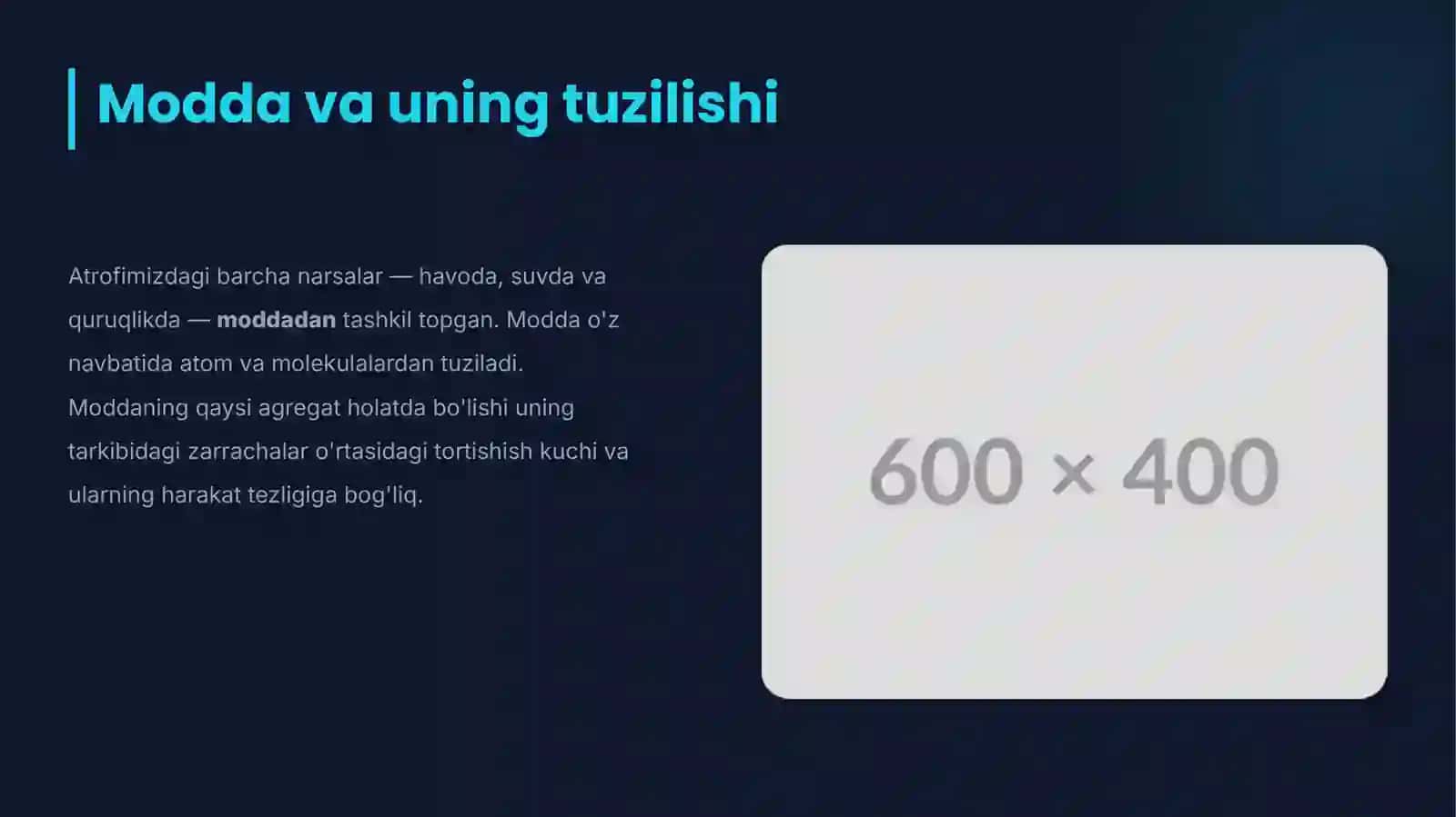 Moddaning agregat holatlari 3