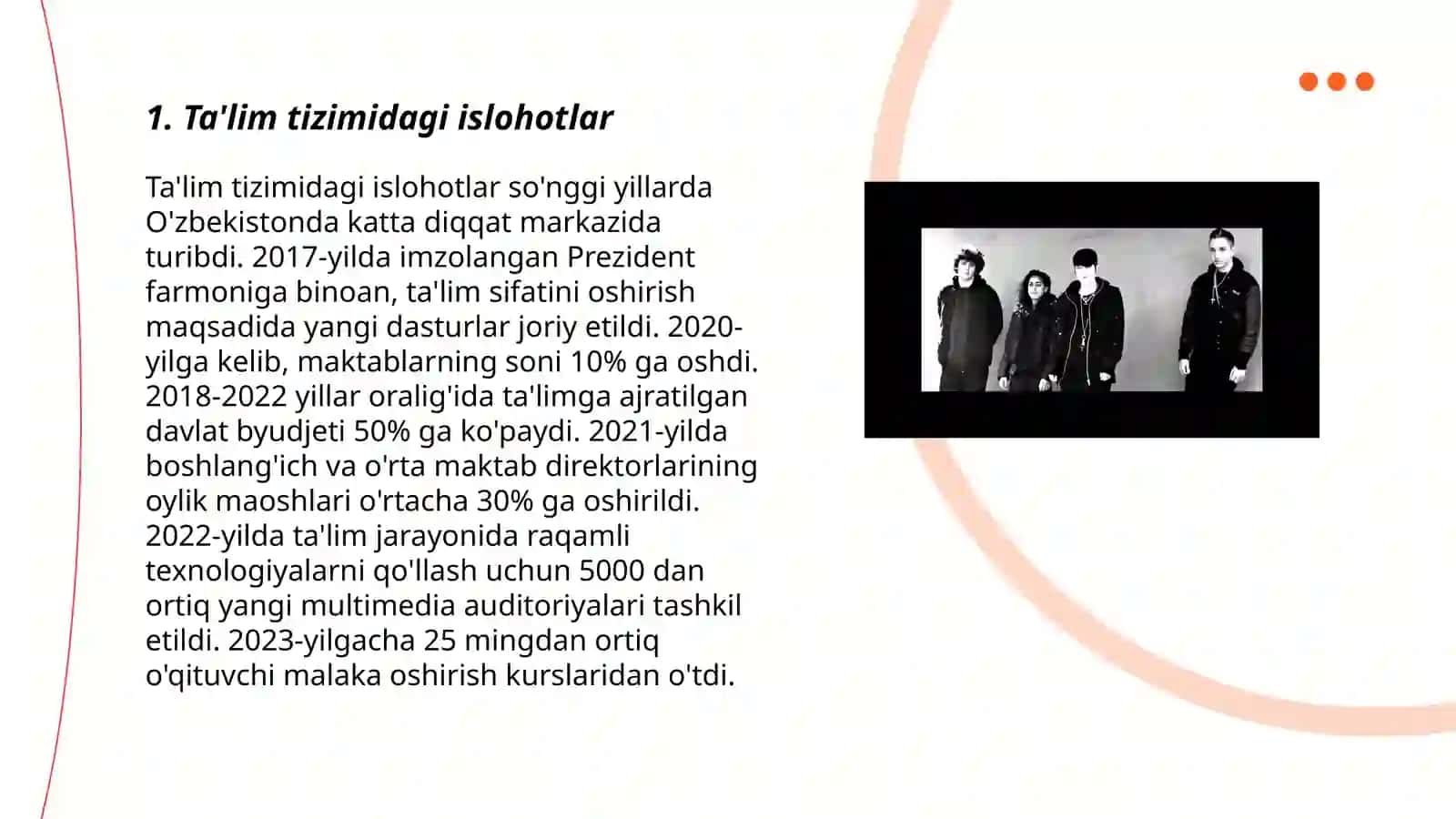 Ta'lim tizimidagi islohotlar 3
