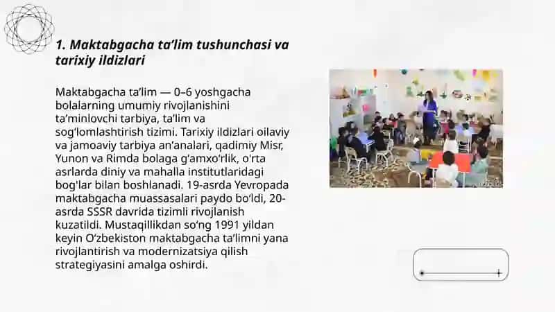 Maktabgacha taʼlim tarixi 3