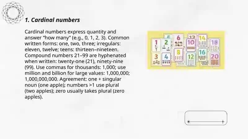 Numbers and quantity 3
