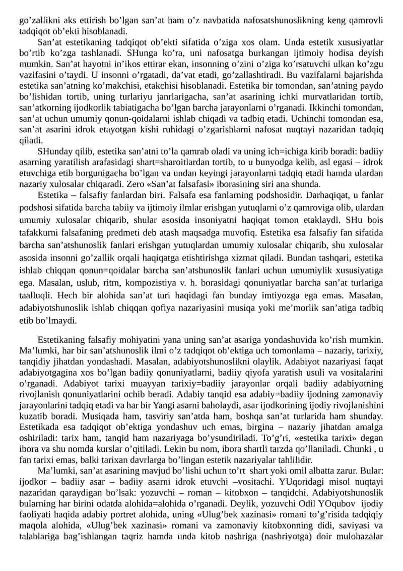 Estetika 3