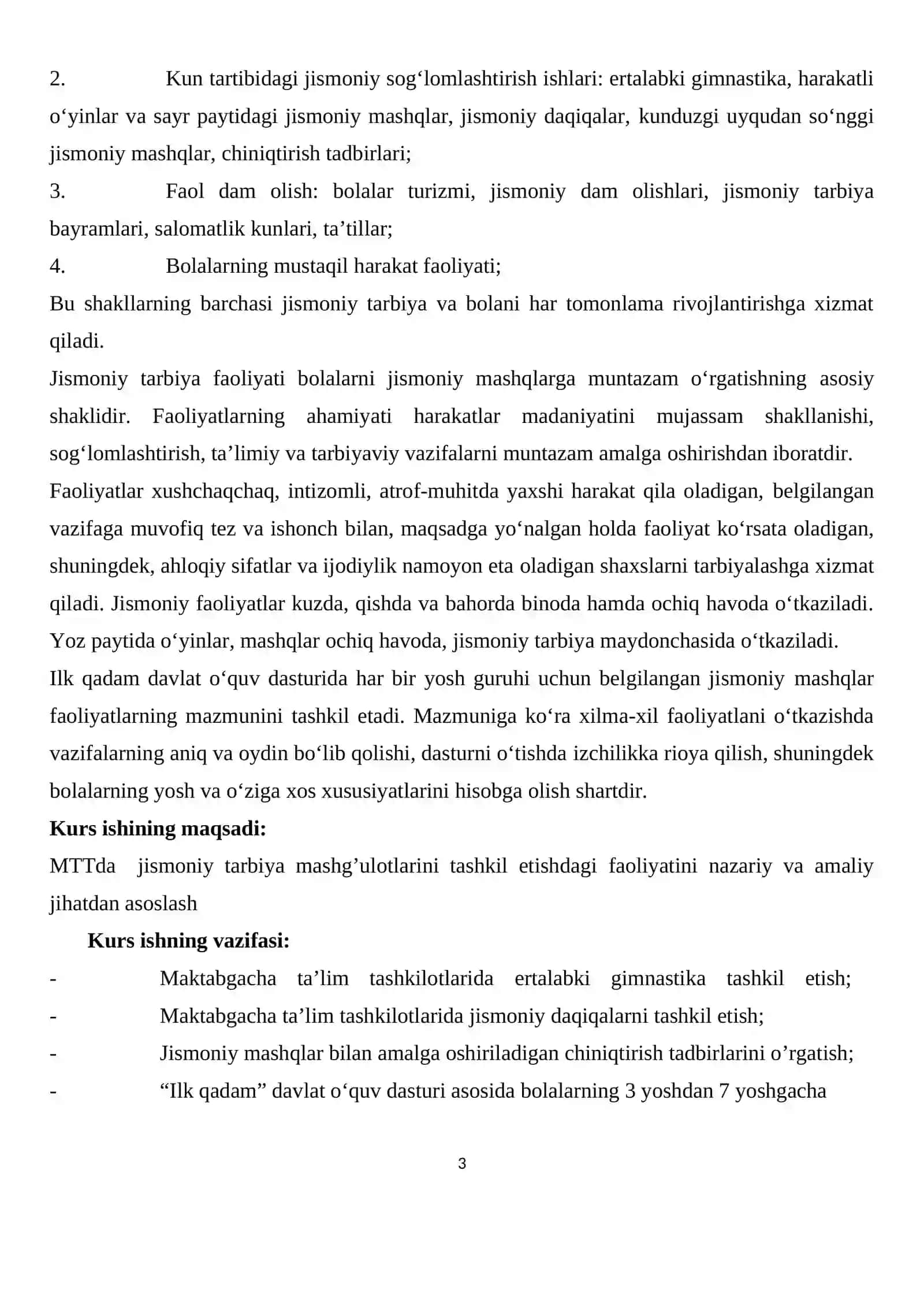 MAKTABGACHA TA'LIM TASHKILOTLARIDA JISMONIY TARBIYANI TASHKIL ETISH 3