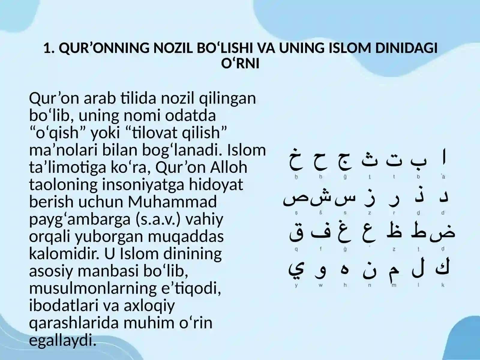 Qur’on—Islom dinining muqaddas kitobi 3