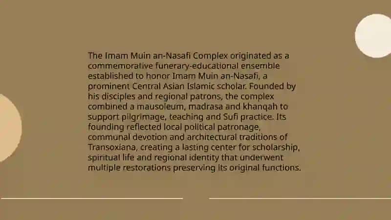 The Imam Muin an-Nasafi Complex 3