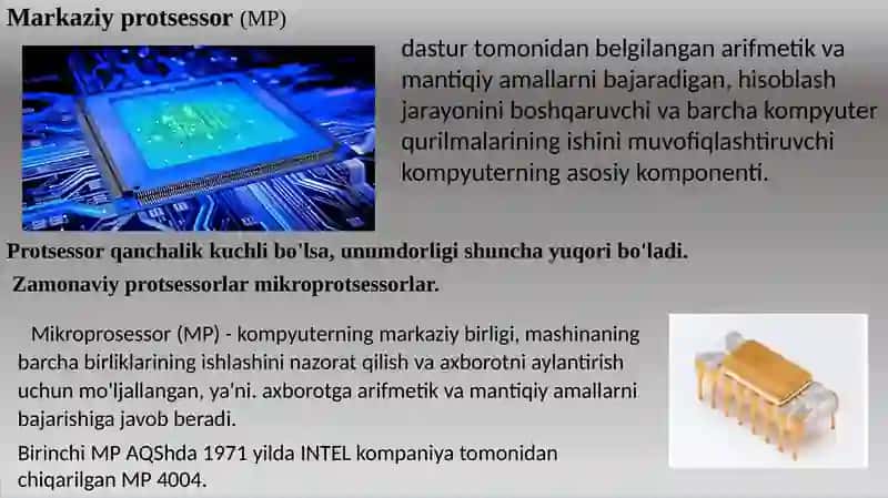 SHAXSIY KOMPYUTERNING TEXNIK TA’MINOTI 3