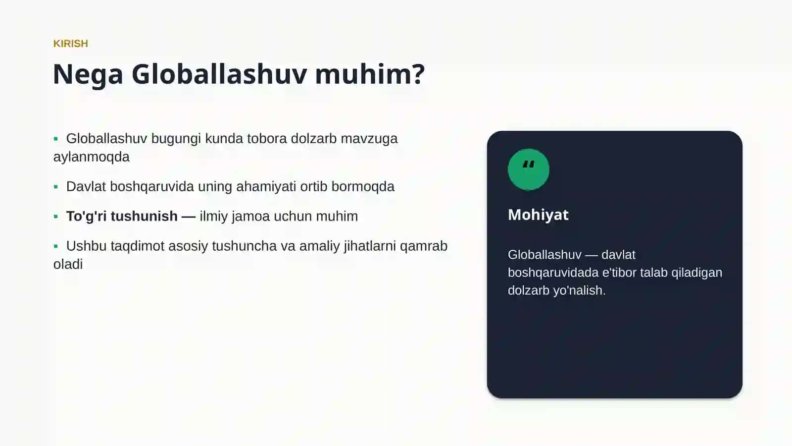 Globallashuv 3