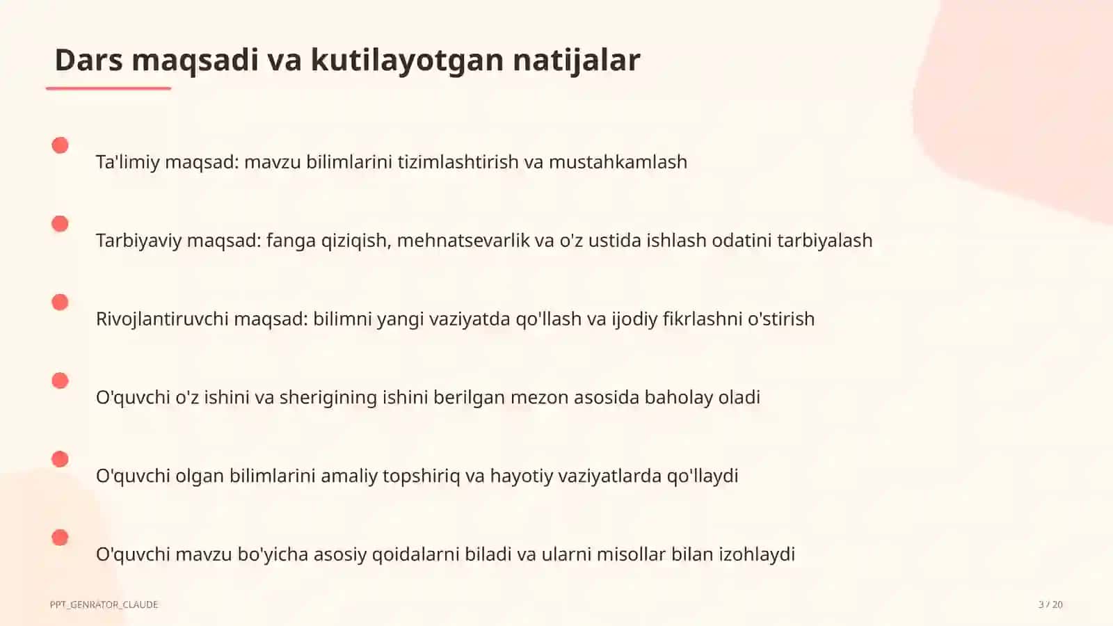 Uy hayvonlari va yovvoyi hayvonlar (1-sinf) 3