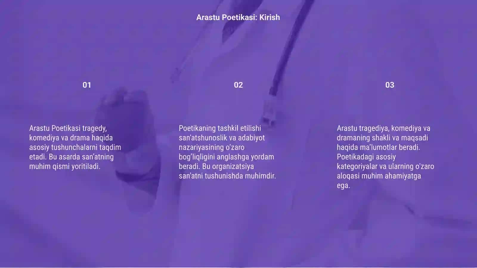 Arastu Poetikasi 3