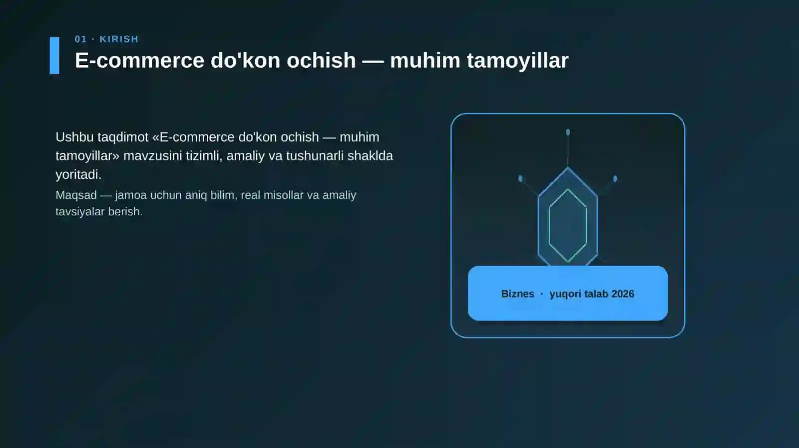 E-commerce do'kon ochish — muhim tamoyillar 3