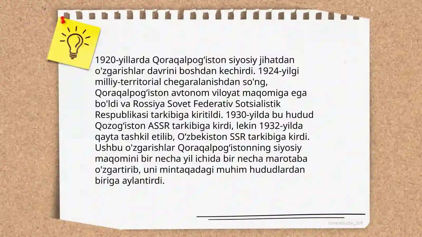 Qoraqalpogʻiston 1920-1930-yillarda 3