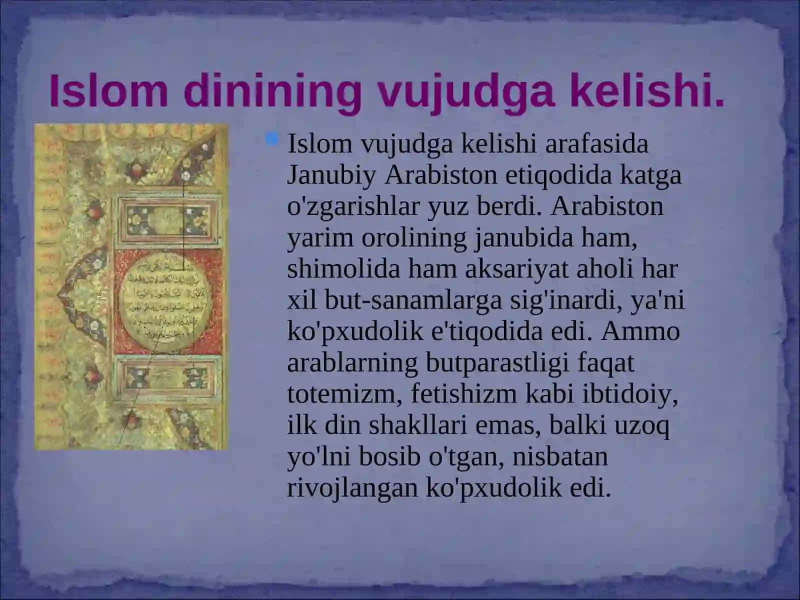 ISLOMIY QADRIYATLAR VA HOZIRGI ZAMON 3