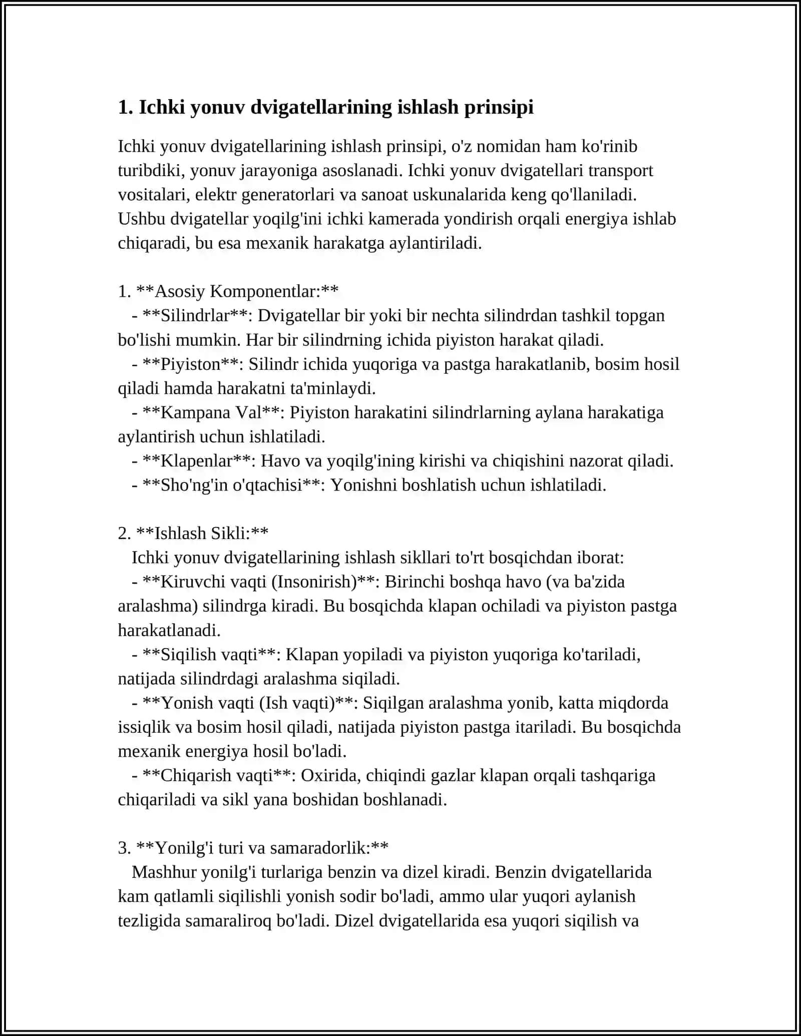 Ichki yonuv dvigatellar 3