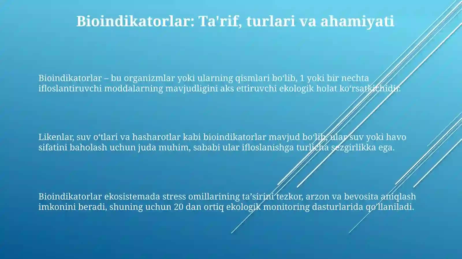 Bioindikatorlar 3