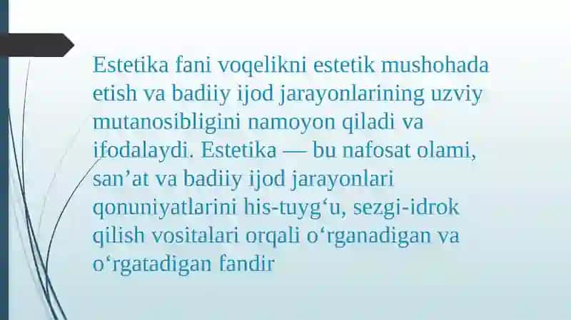 Estetika 3