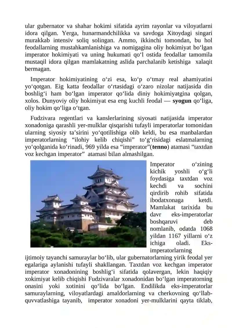 XI-XV asrlarda Yaponya 3