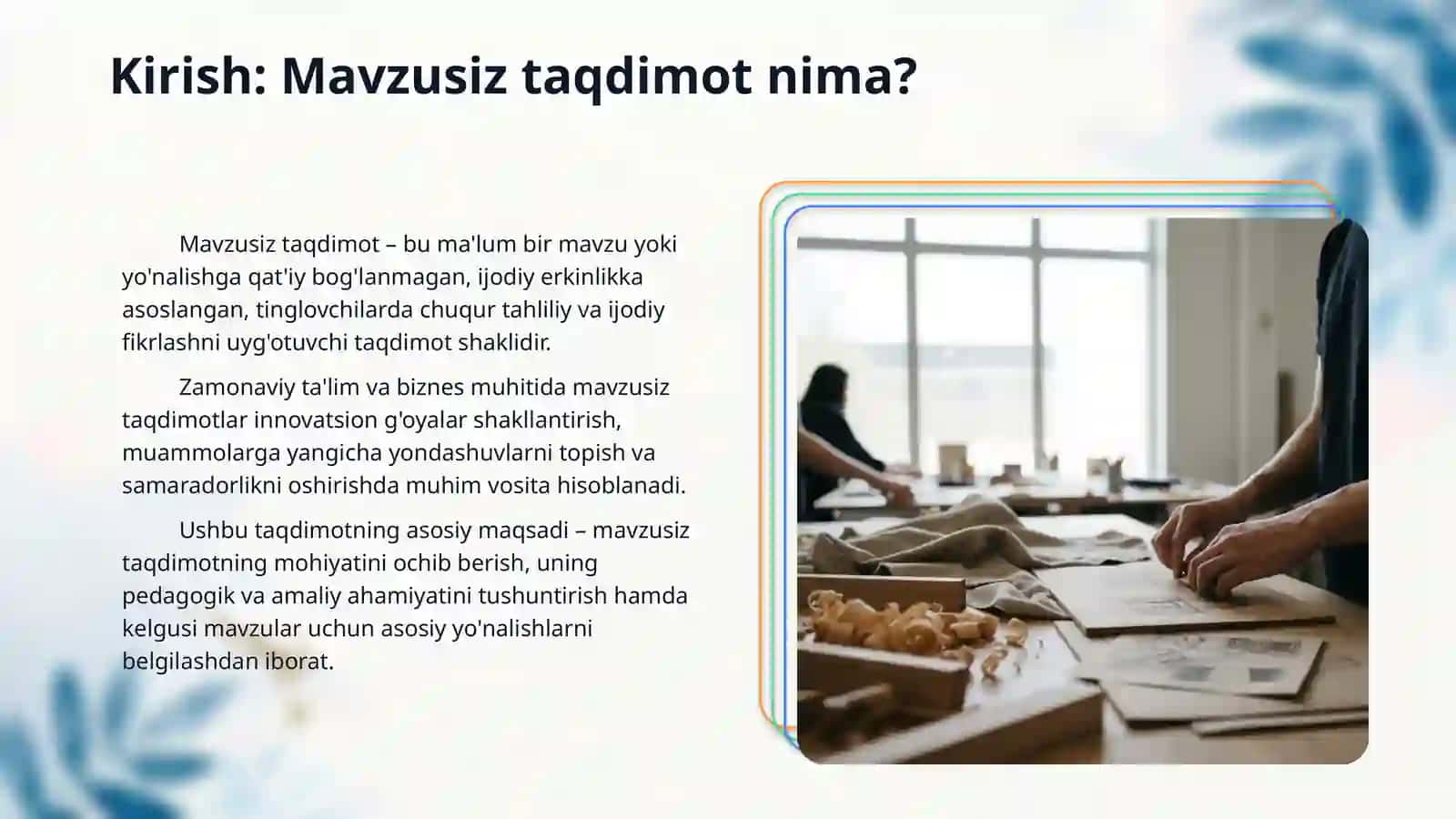 Mavzusiz taqdimot 3