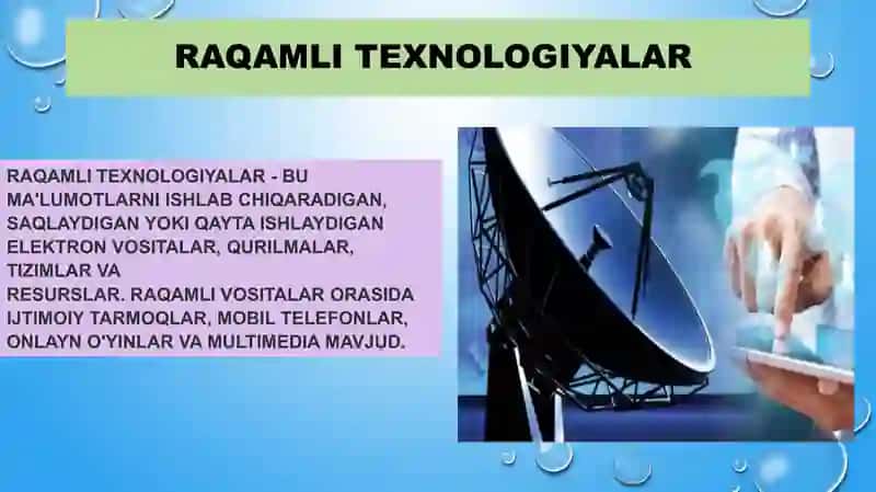 Geoinformatikada raqamli texnologiyalar va ularning didaktik imkoniyatlari 3