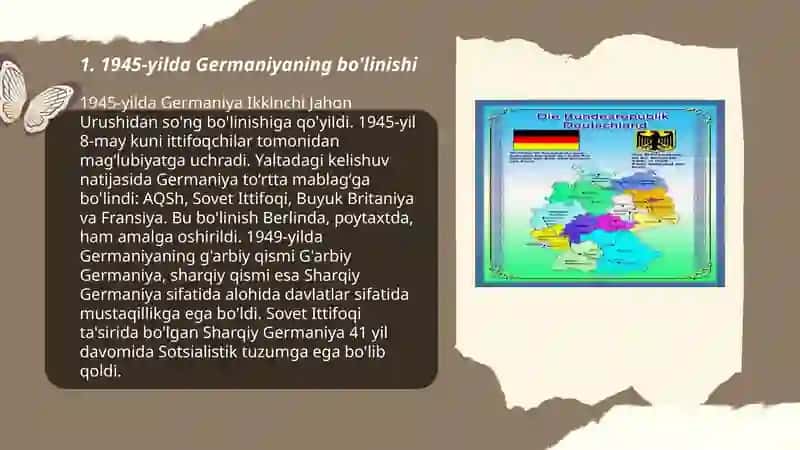 1945-1991- yillarda Germaniya 3
