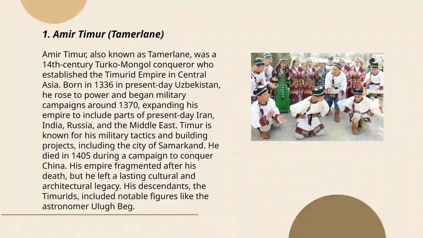 Amir Timur (Tamerlane) 3
