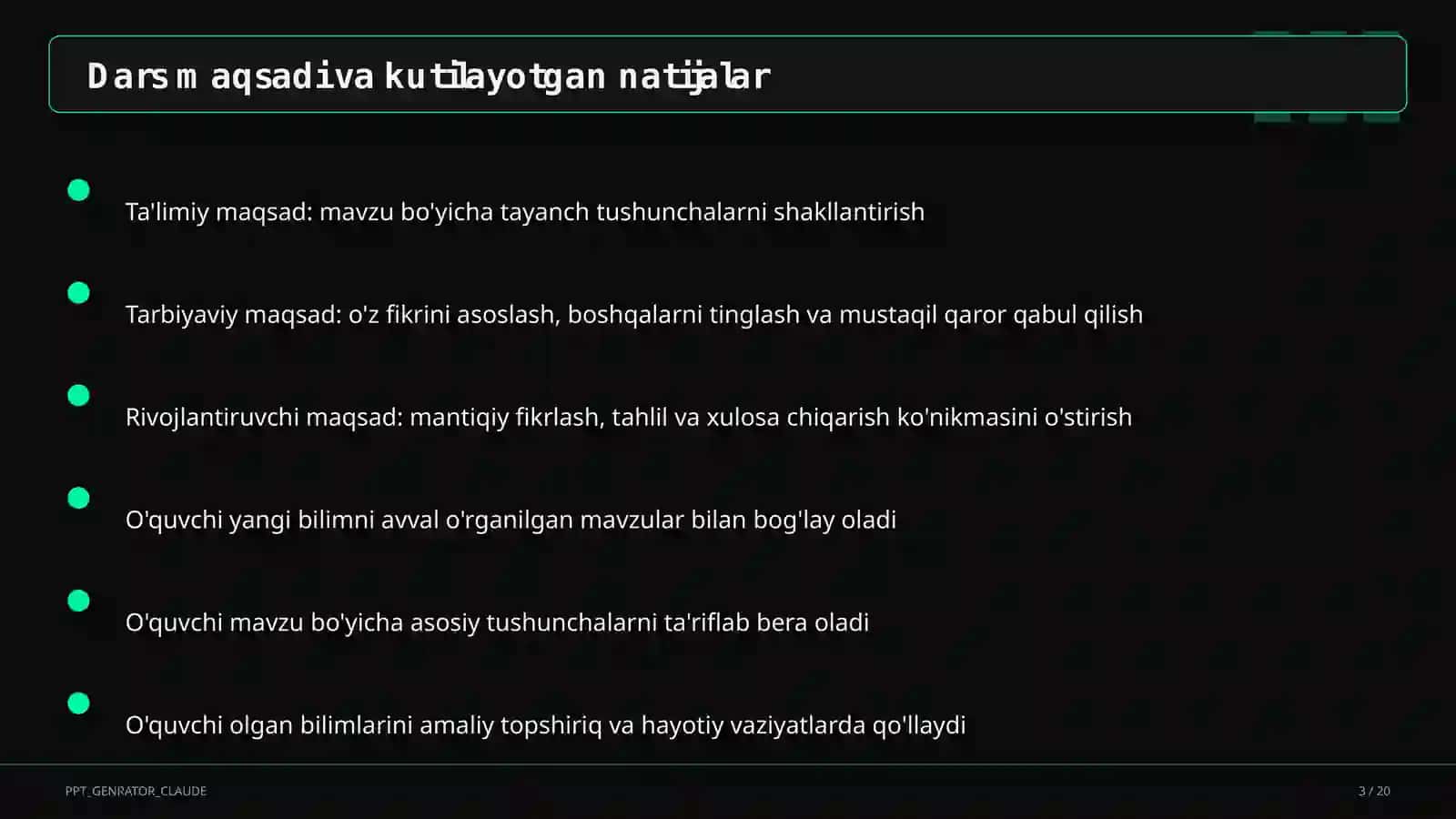 To'g'ri burchakli uchburchak xossalari (7-sinf) 3