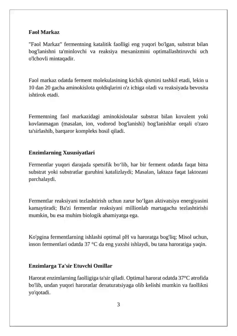 Enzimlar 3