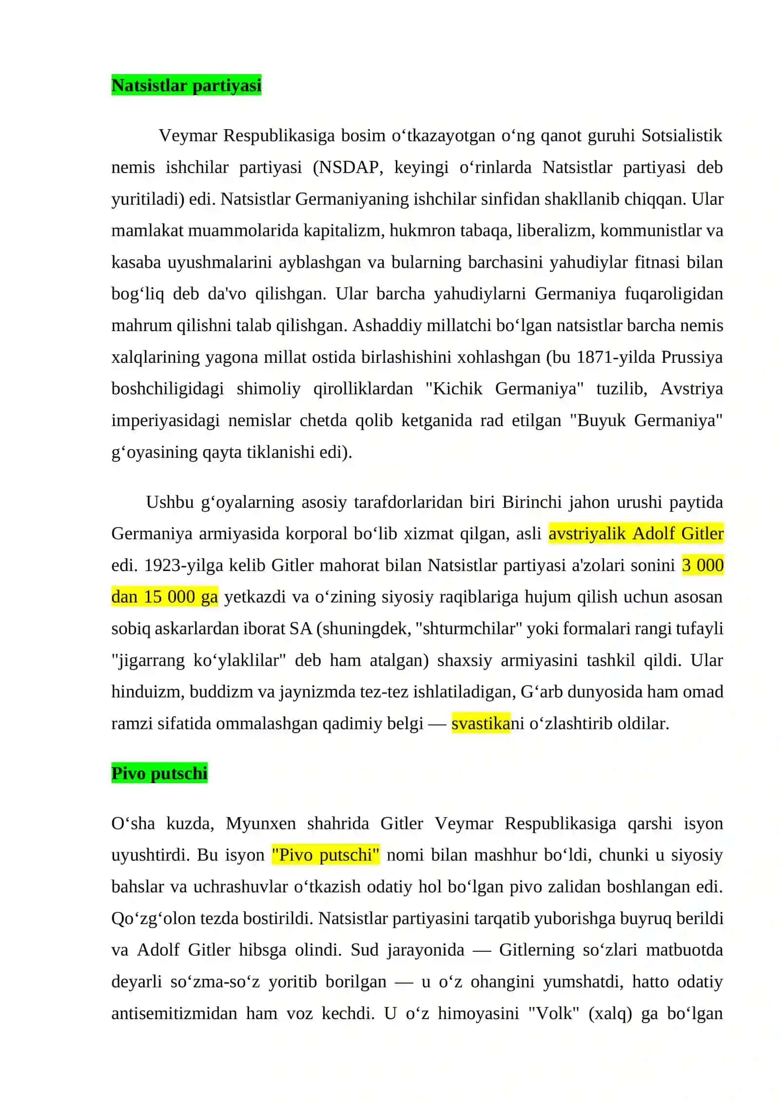 Gitler va urushga yo'l: Germaniya: 1919-1939 3
